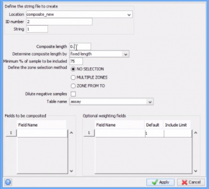 test surpac comosite