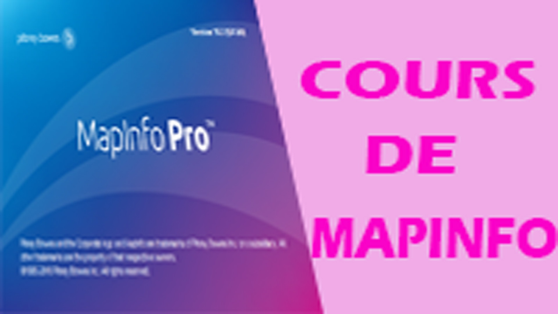 Cours De Mapinfo Pro V16 Geoguys 7195