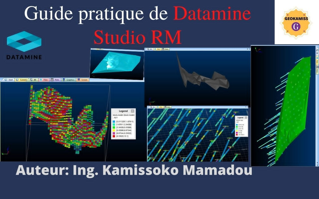 Kamis: Modélisation géologique et Estimation de ressources [ Datamine studio Rm]