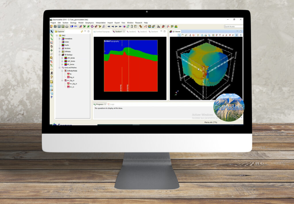 Formation geomodeller : Modelisation géologique 3d et estimation de ressources