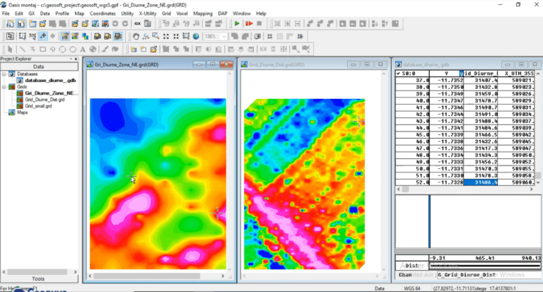 Formation Geosoft Oasis montaj: Carte d’anomalies [Géochimie & Géophysique]